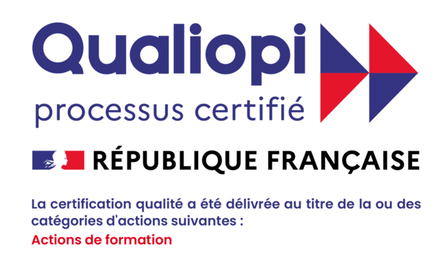 Qualiopi — processus certifié, République Française. Actions de formation.